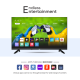 IMEE 108cm (43 inch) One Series Bezel Less Smart Led Tv (IMEE ONE 43S, Black)