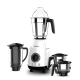 Philips 1000W Mixer Grinder With 10-YearWarranty on product registration, 4 Stainless Steel Multipurpose Leak-Proof Jars, (HL7703/00,White & Black)