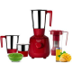 Butterfly Lightning 750 Mixer Grinder (4 Jars, Red)