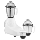 Bajaj 500W GX-1 Mixer Grinder With 3 Jars-White