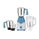 Bajaj Rex DLX 750W 4 Jars Mixer Grinder,White and Blue