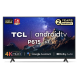 TCL 108 cm (43 inches) 4K Ultra HD Certified Android Smart LED TV (43P615, Black)
