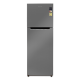 Kelvinator 350L 2 Star Double Door Refrigerators (KRF-A370HSV, Hairline Silver)