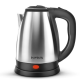 Longway Kestro 2L Electric Kettle with Stainless Steel Body for Boiling (Silver & Black, 1500 Watt)